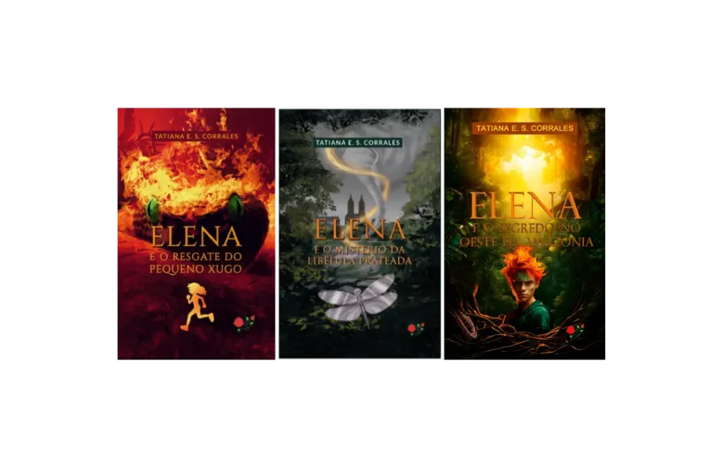 Combo 3 Livros da Série Elena